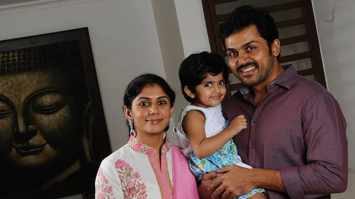  Actor Karthi Family Photos
