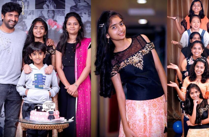  Sekhar Master Daughter Sahithi Birthday Celebration Photos