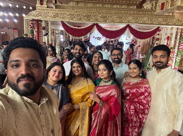 Director Puri jagannadh daughter Pavitra at a wedding